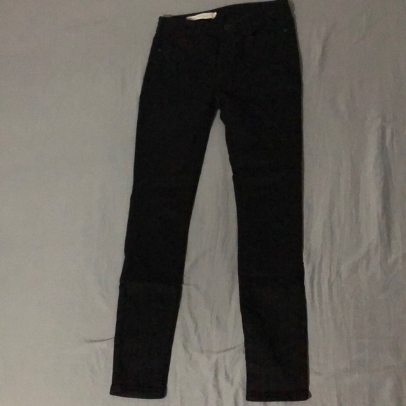Black stretch skinny ankle jeans - Picture 1 of 1